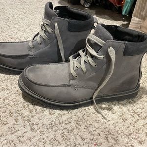 Sorel Men's Madson II Moc Toe Waterproof Boot, gray suede